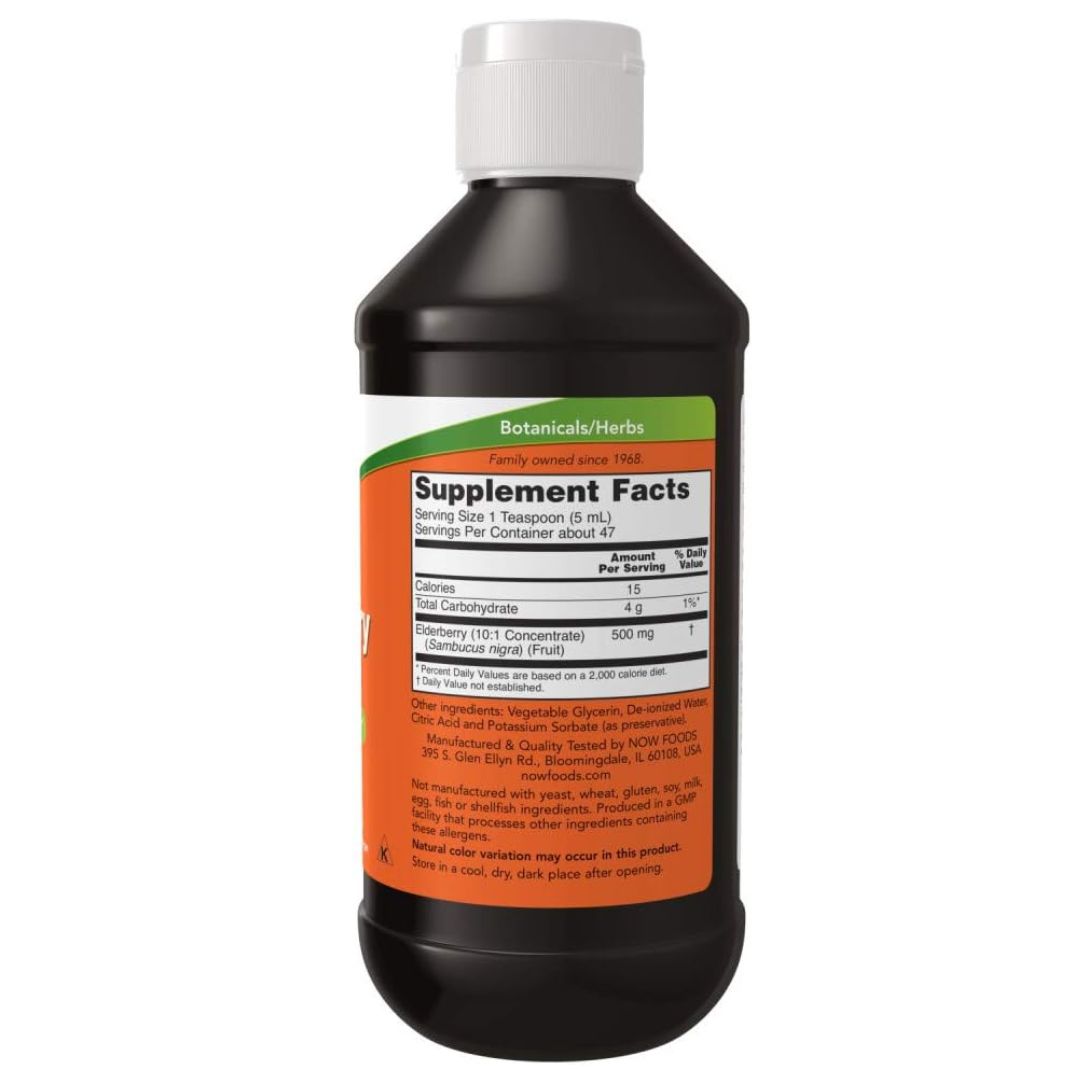 Now Elderberry Liquid 8oz