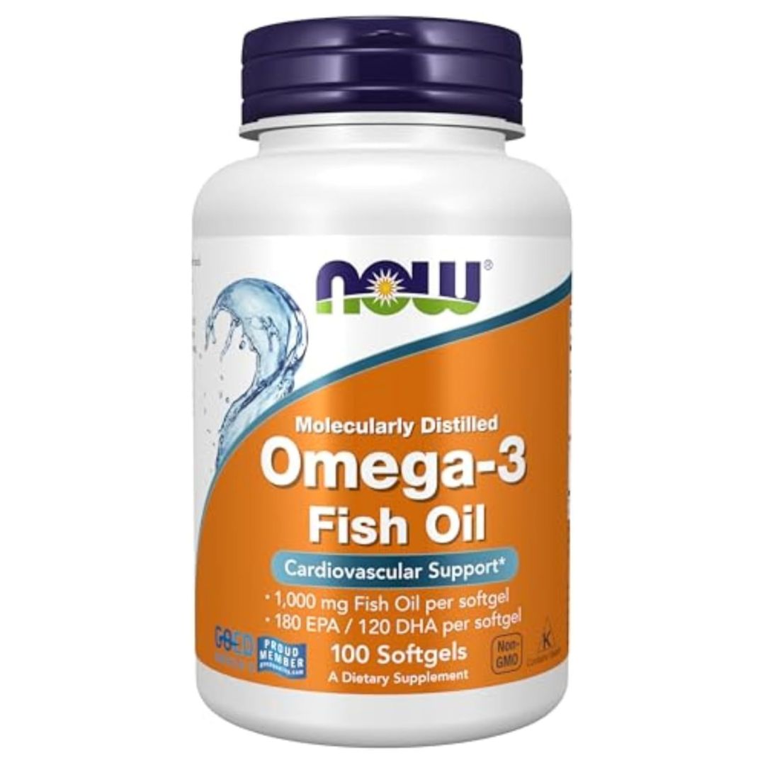 NOW Omega-3 Fish Oil Softgels