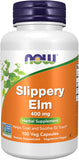 Now Slippery Elm 400mg 100 vcaps