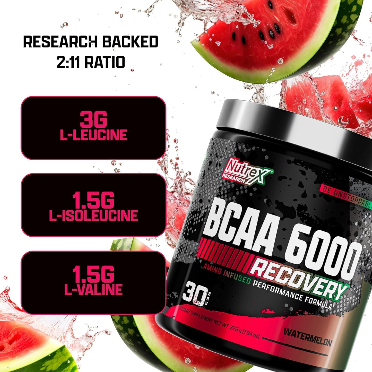 Nutrex BCAA 6000 Recovery 30sv