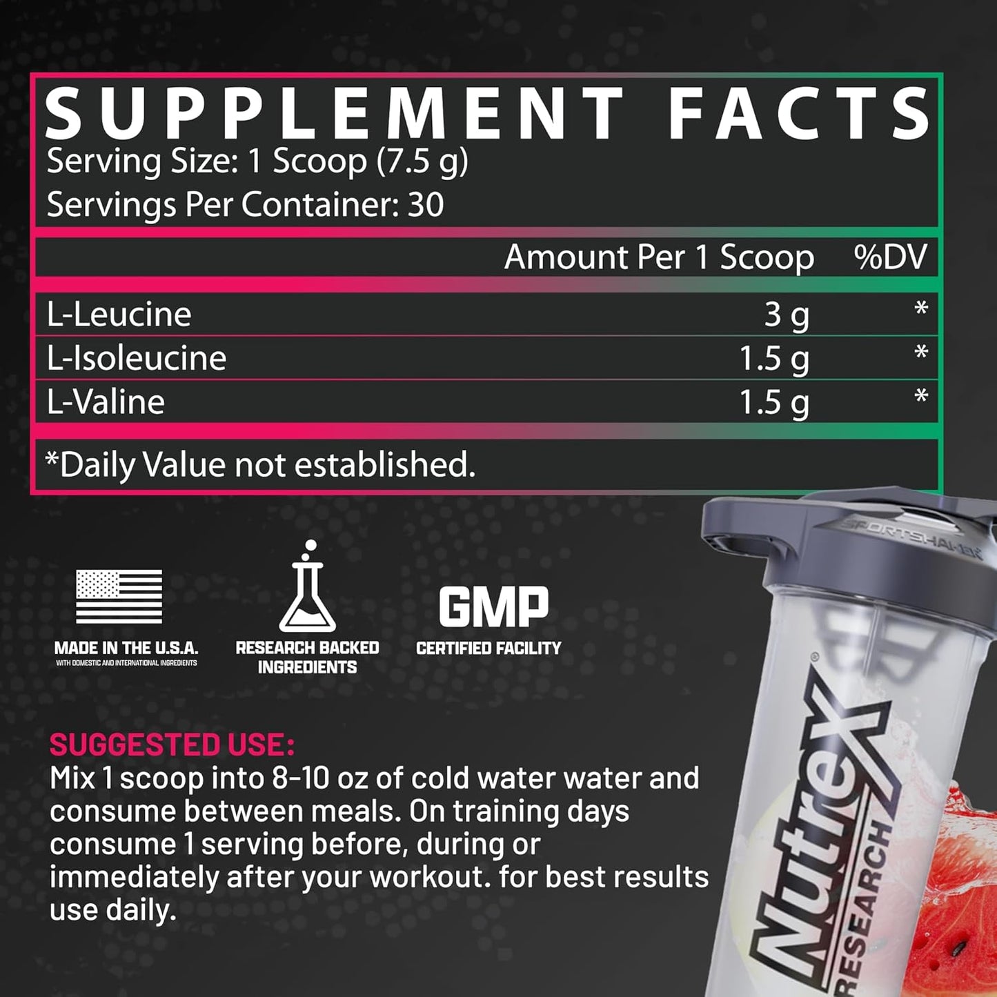 Nutrex BCAA 6000 Recovery 30sv