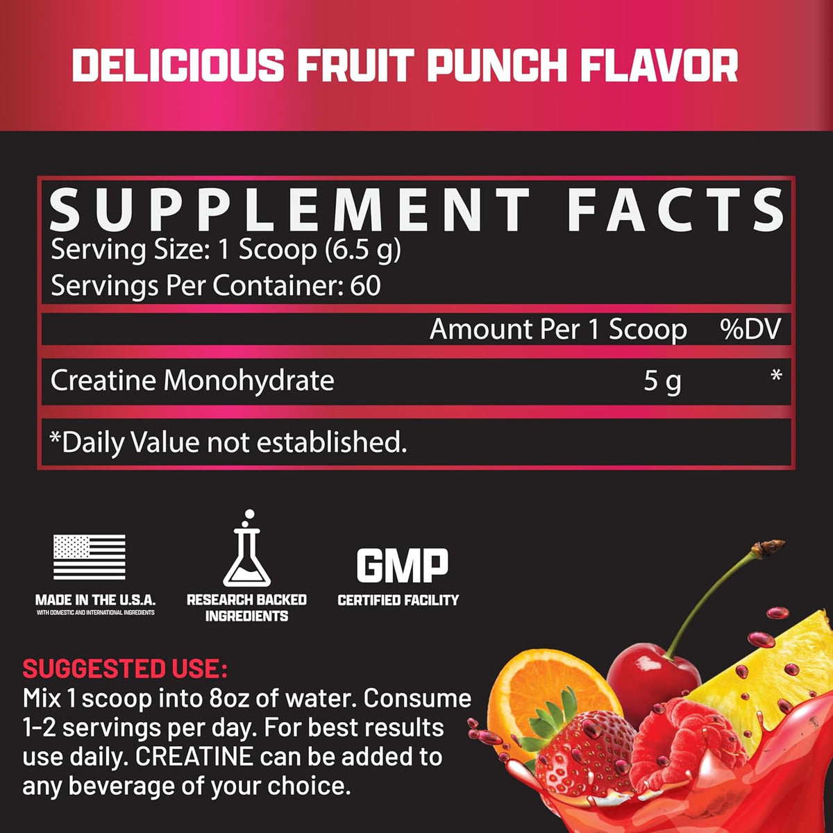 Nutrex Creatine Monohydrate Flavored 60sv