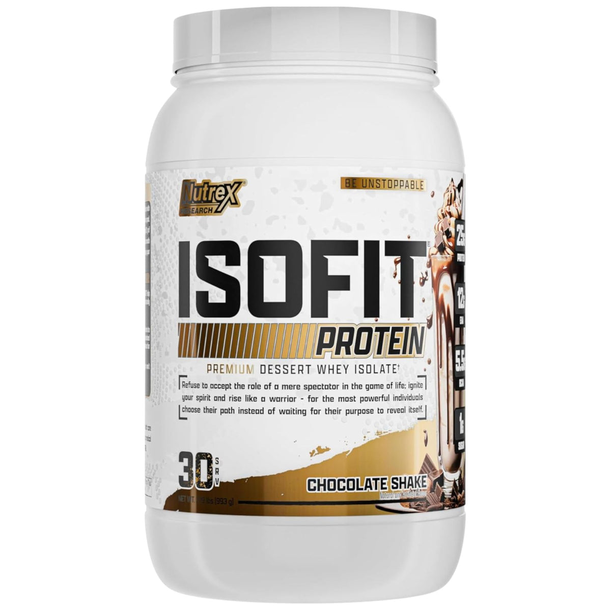 Nutrex Isofit Whey Protein Isolate 2lb