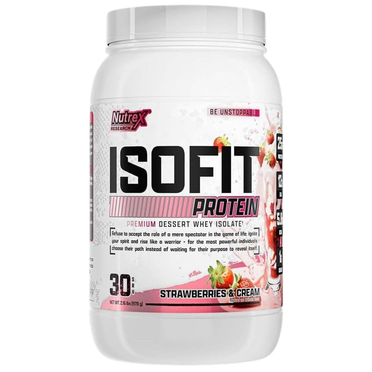 Nutrex Isofit Whey Protein Isolate 2lb
