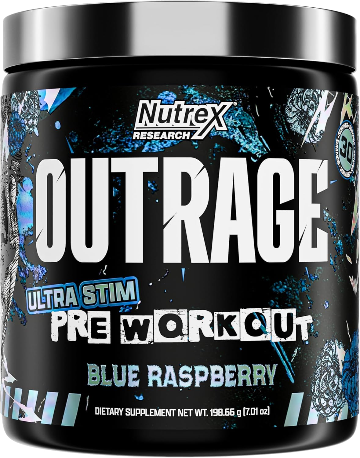 Nutrex Outrage Ultra Stim Pre Workout 30sv