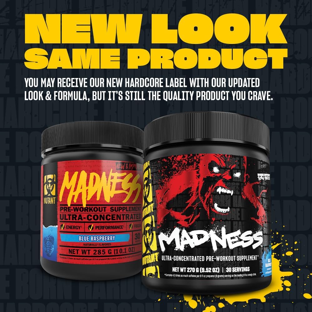 Mutant Madness Ultra Concetrated Pre - Workout 30sv