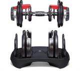 Adjustable Dumbell Pair 90Lb Max Weight