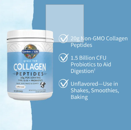 Garden of Life Collagen Peptides Powder 14sv