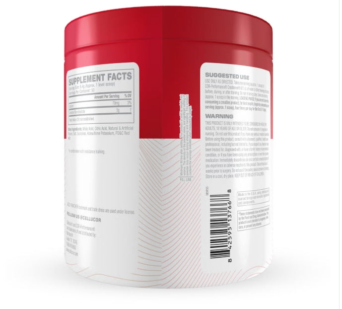 Cellucor Micronized Creatine Monohydrate Powder - 50 servings