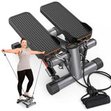 Mini Stepper with Resistance Bands - 330lb weight capacity