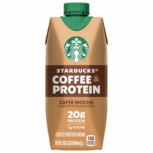 Starbucks Coffee & Protein Cafe Mocha RTD Drink 11 oz