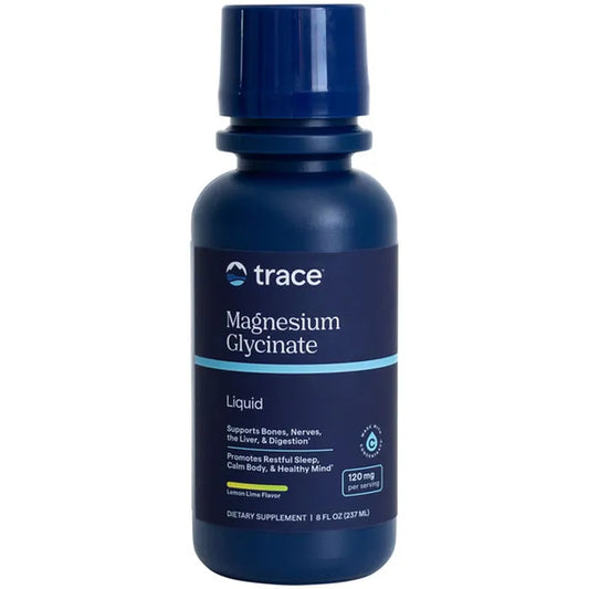Trace Minerals Magnesium Glycinate Liquid Lemon Lime 8oz