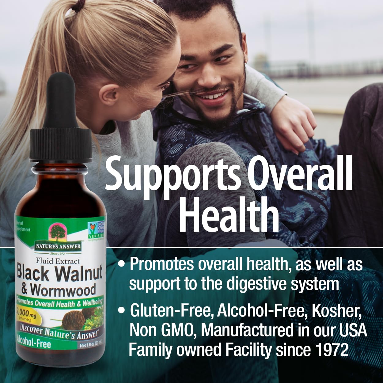 Nature's Answer Black Walnut & Wormwood Complete