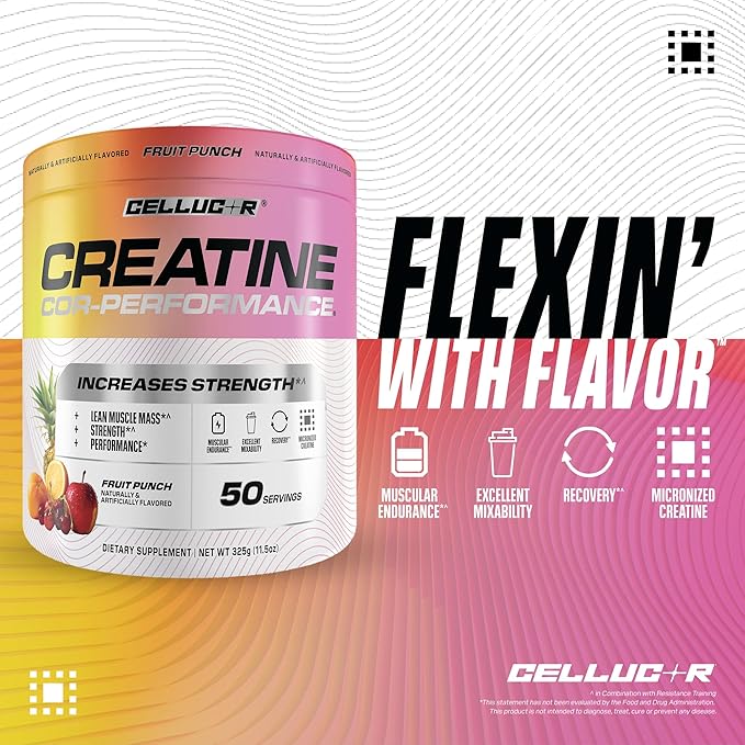 Cellucor Micronized Creatine Monohydrate Powder - 50 servings