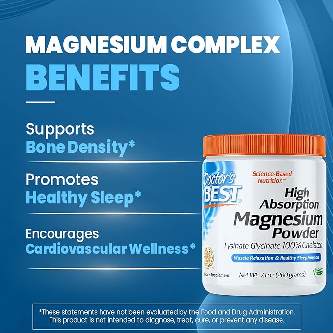 Doctor’s Best High Absorption Magnesium Powder 200g