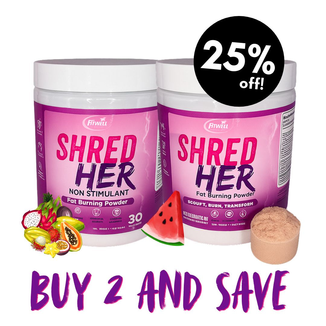 Shred Her Non-Stim  Fat Burning Powder (Caffeine Free)
