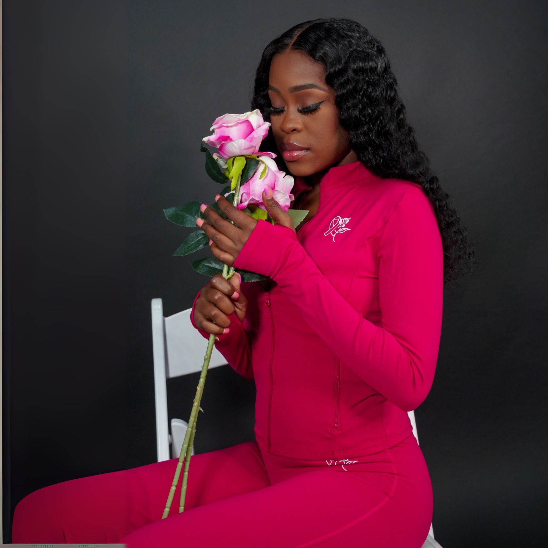 FitChix Unstoppable Sweatsuit Set (Rose Collection)