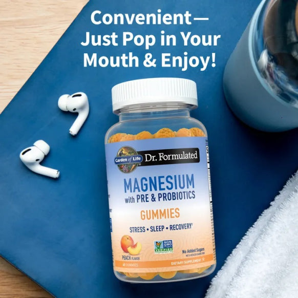 Garden of Life, Magnesium with Pre & Probiotics Gummies , 60 Gummies
