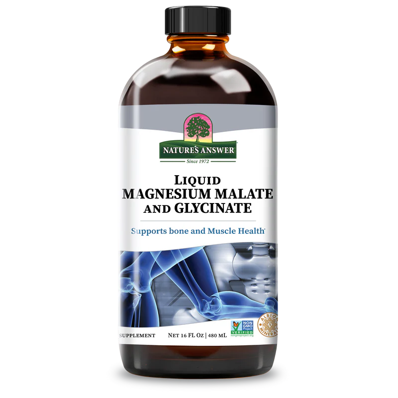 Natures Answer Liquid Magesium Malate & Glycinate 16oz.