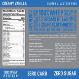 Isopure Zero Carb Protein Powder Creamy Vanilla 4.5 lb (204 kg)