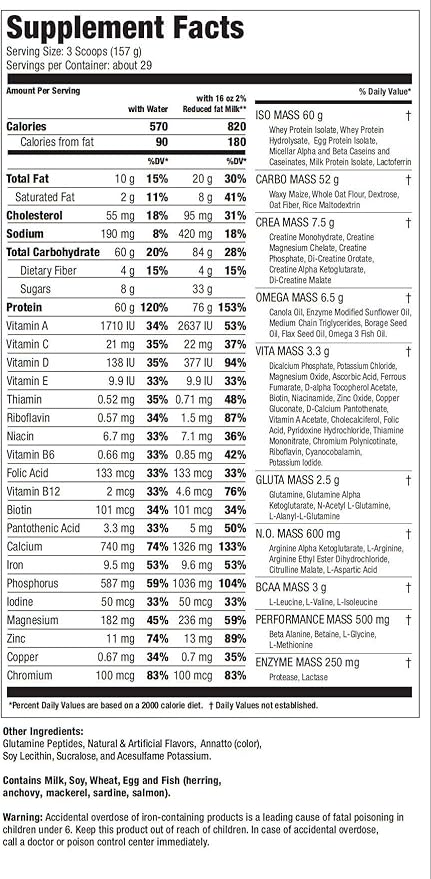 Iso-Mass Xtreme Gainer 10lb