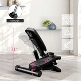 Mini Stepper with Resistance Bands - 330lb weight capacity