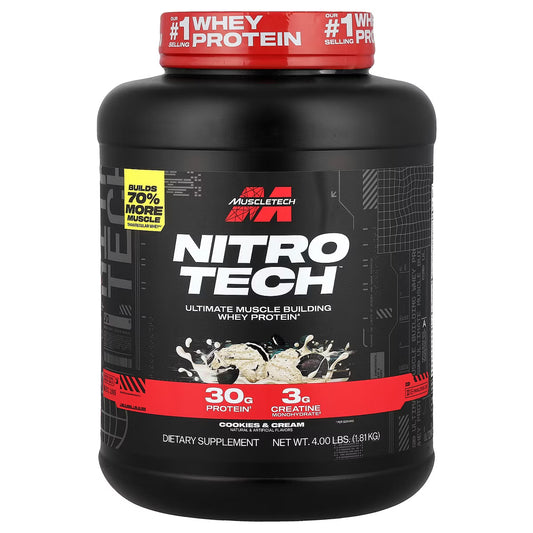 MuscleTech Nitro Tech Whey Protein 4lb