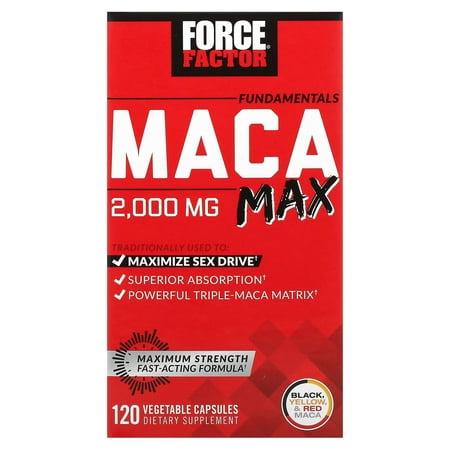 Force Factor Maca Max 500 mg 120ct