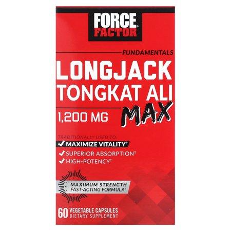 Force Factor Longjack Tongkat Ali Max 200 mg 60ct