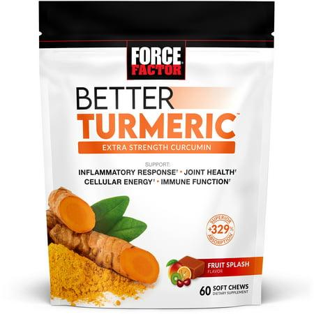 Force Factor Better Turmeric Maximum Joint Support 60ct Chews