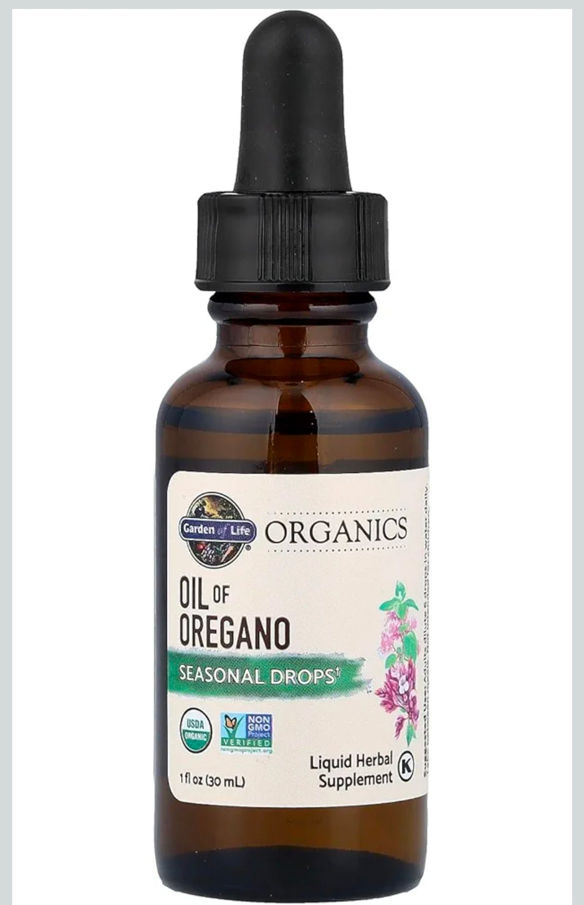 GOL  Organics Oil of Oregano 1oz