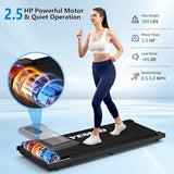 Walking Pad Treadmill -with remote control, 330lb capacity