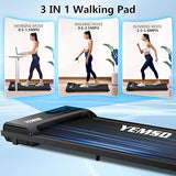 Walking Pad Treadmill -with remote control, 330lb capacity