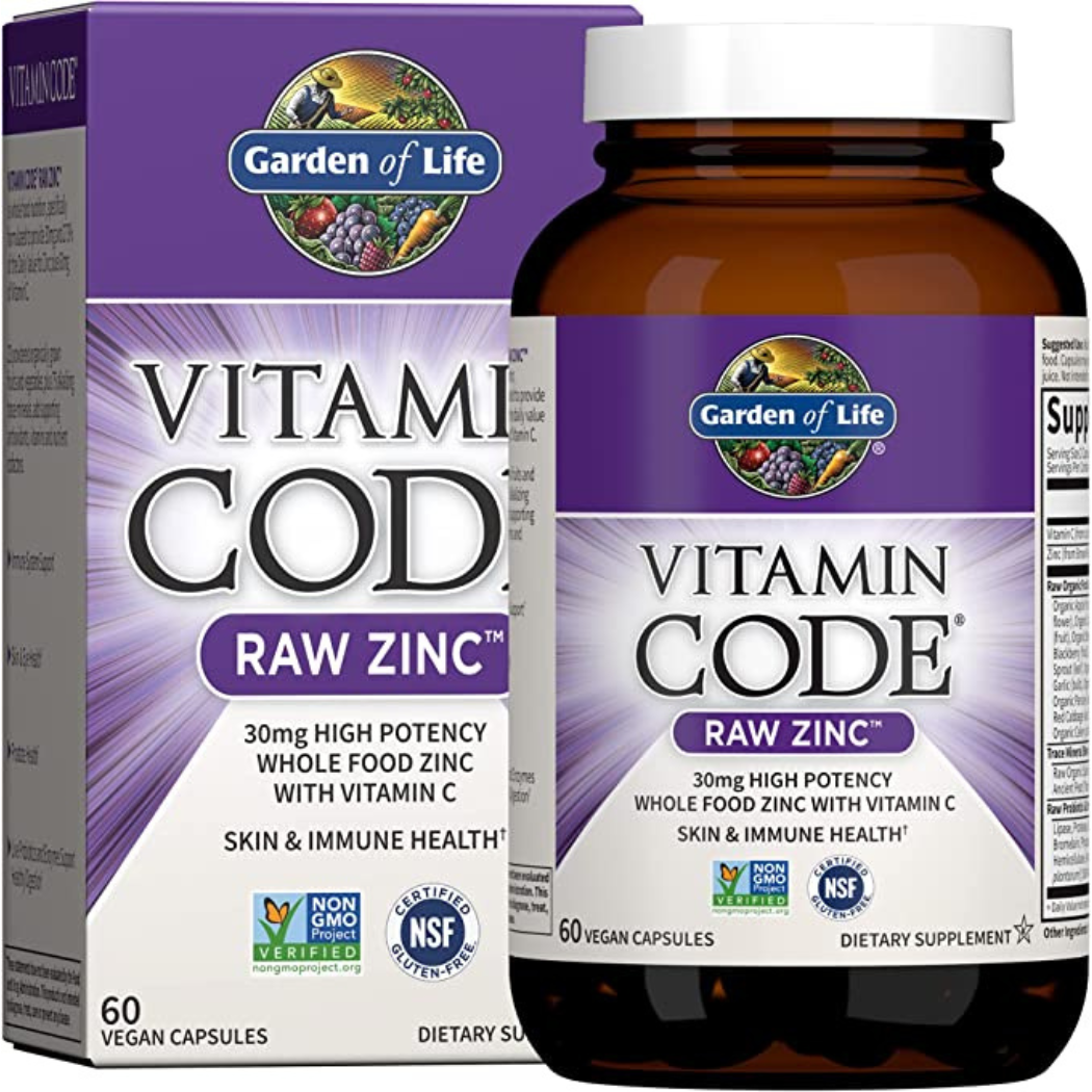 Garden of Life Vitamin Code Raw Zinc