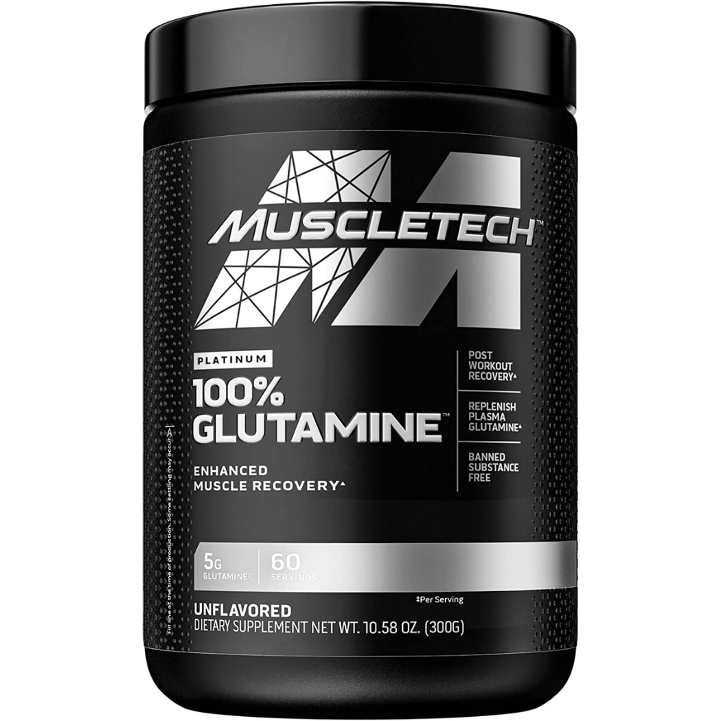 MuscleTech Platinum 100% Glutamine 300g 60 servings