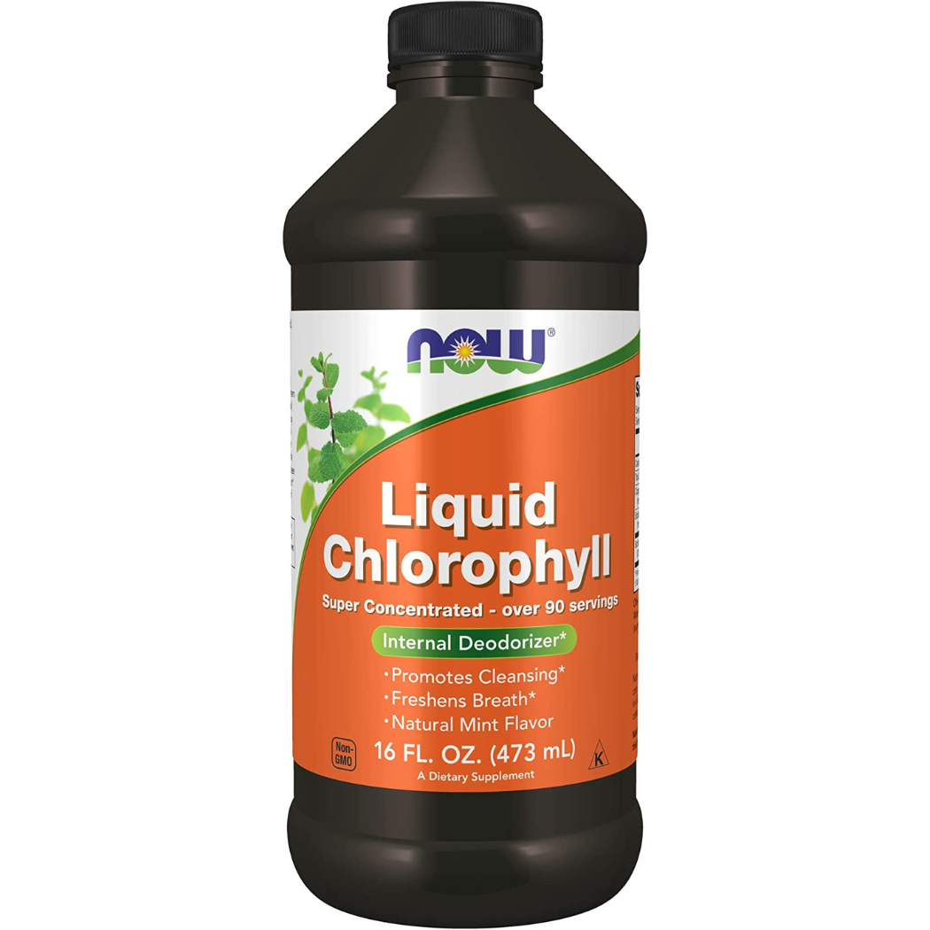 Now Liquid Chlorophyll Mint 16oz