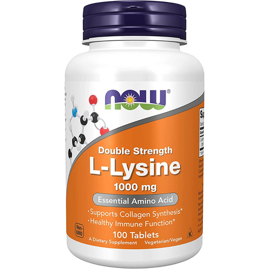NOW L-Lysine 1000mg 100 tabs