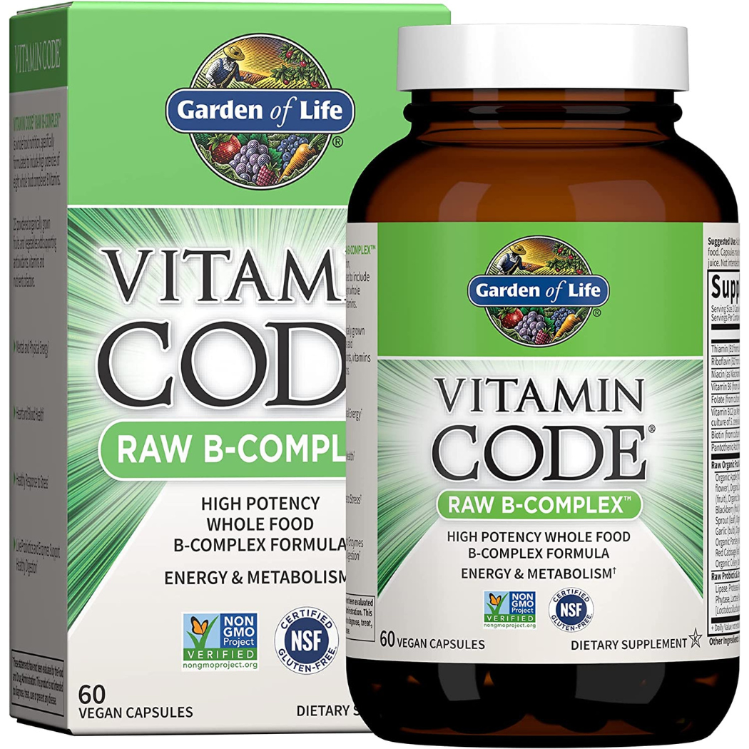 Garden of Life Vitamin Code Raw B Complex 60ct