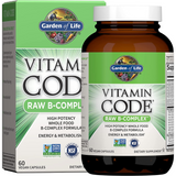 Garden of Life Raw B Complex - Vitamin Code - 60 Vegan Capsules,