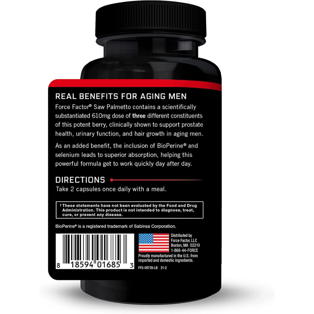 Force Factor Saw Palmetto 60 ct