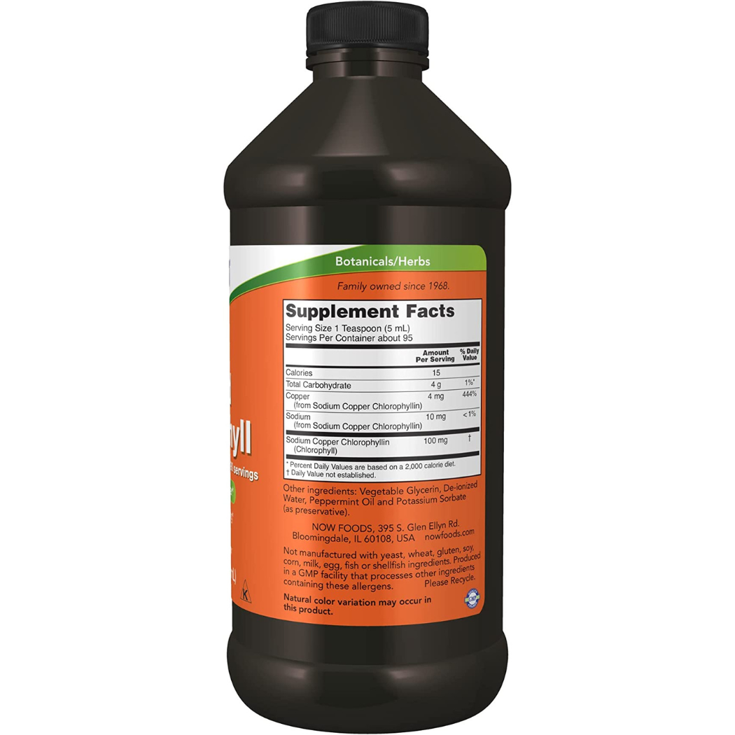 Now Liquid Chlorophyll 16oz