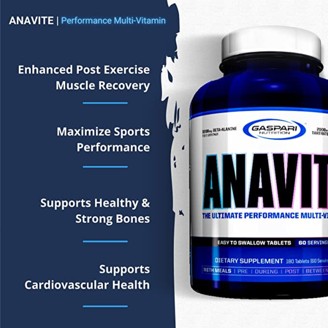 Gaspari Nutrition|| Anavite|| Ultimate Performance Multivitamin 60 sv