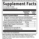 Garden of Life||Extra Strength Turmeric Inflammatory Response 60 Tabs