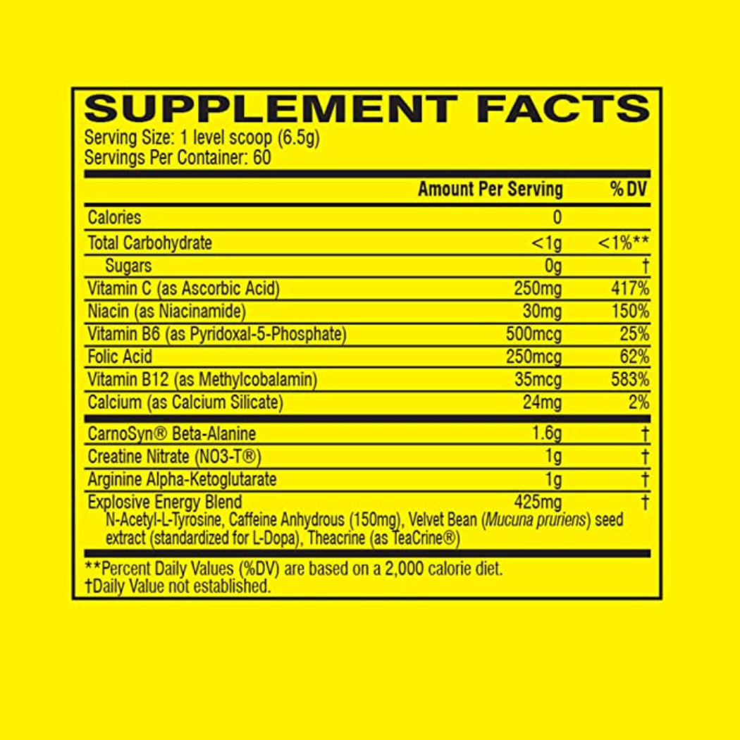 C4 Original 60sv Preworkout Powder