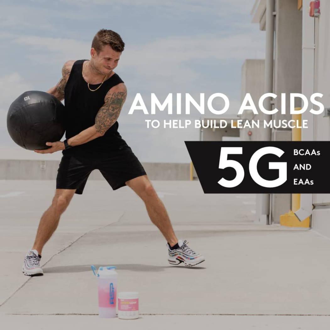 RSP AminoLean|| Amino Acid Supplement|| Natural Preworkout|| 25 Servs