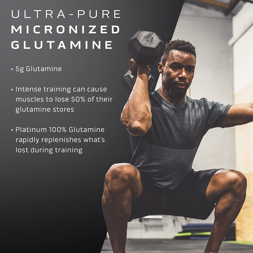 MuscleTech Platinum 100% Glutamine 300g 60 servings