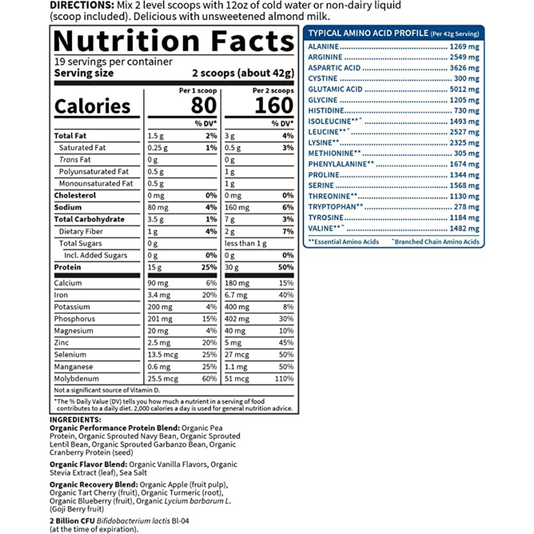 Garden of Life Sport Organic Protein 2lb