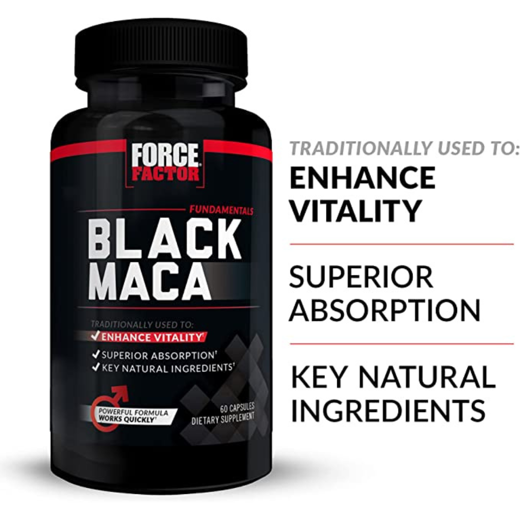 Force Factor Black Maca 60 capsules