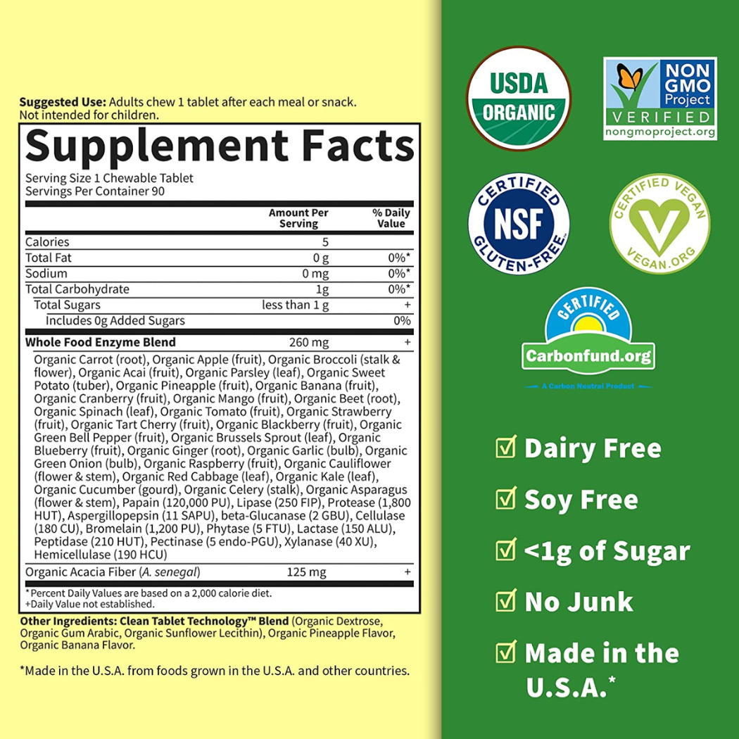 Garden of Life Dr Formulated Digestive Enzymes