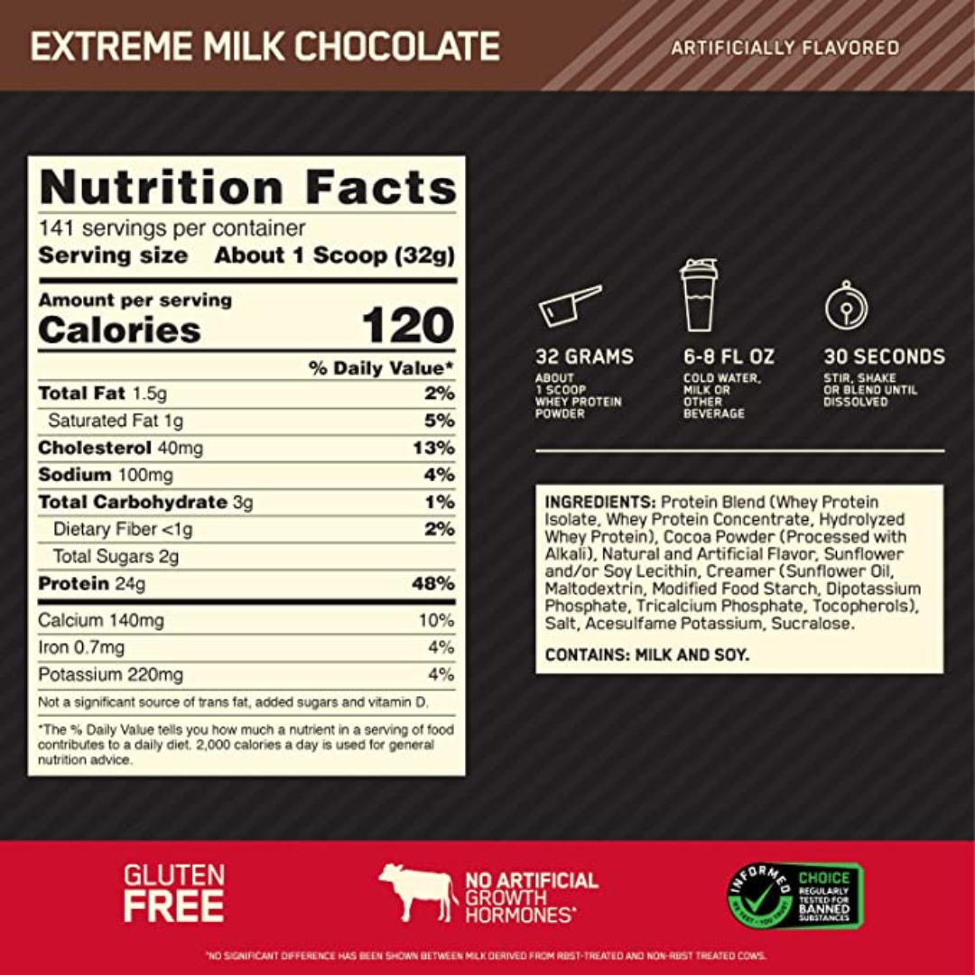 O.N. Gold Standard Whey Protein 5lb